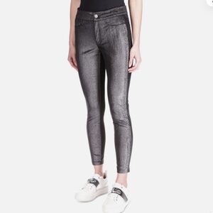 Michael Kors Women's Studded Fly Front Leggings